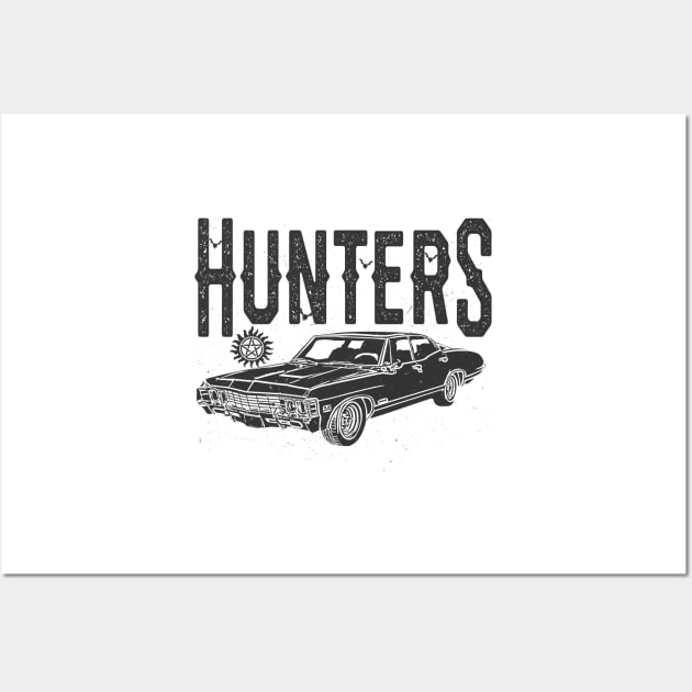 Sam and Dean Winchester Hunters Inc Wall Art by winchestermerch